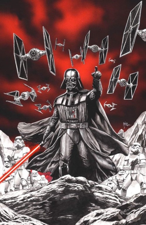 STAR WARS: DARTH VADER - BLACK, WHITE & RED #1-RE-B