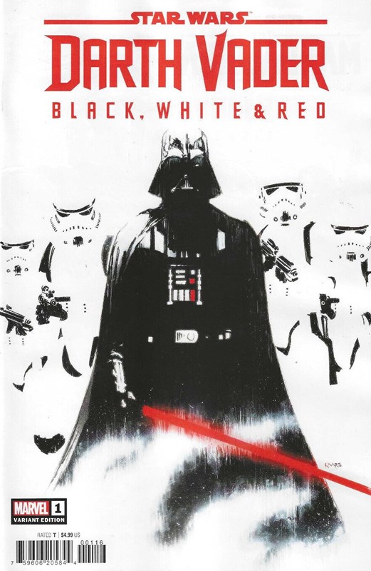 STAR WARS: DARTH VADER - BLACK, WHITE & RED #1-RI