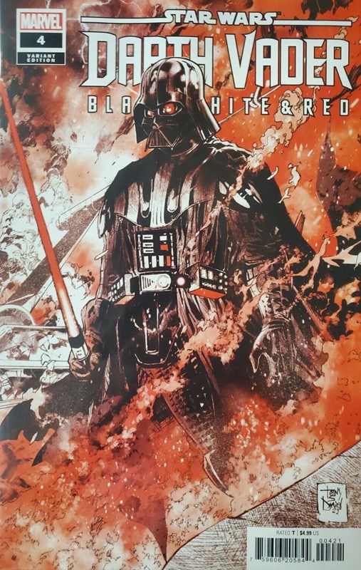 STAR WARS: DARTH VADER - BLACK, WHITE & RED #4B