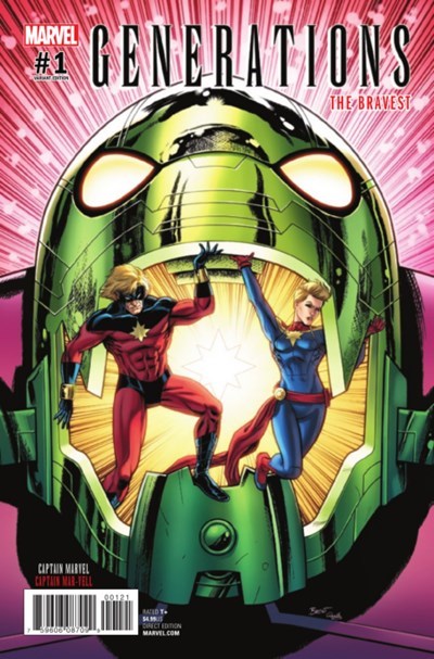 GENERATIONS: CAPTAIN MARVEL & CAPTAIN MAR-VELL #1B