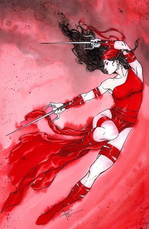 ELEKTRA: BLACK, WHITE, & BLOOD #1-ILLUM-B