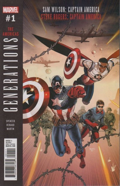GENERATIONS: SAM WILSON CAPTAIN AMERICA & STEVE ROGERS CAPTAIN AMERICA #1