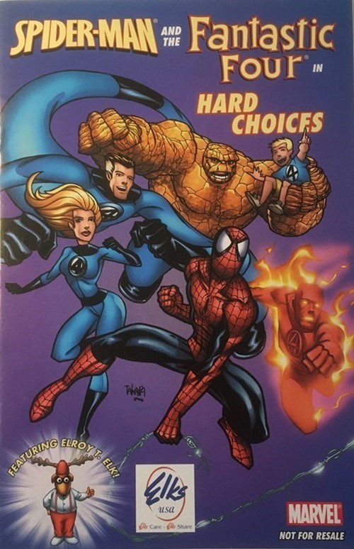 SPIDER-MAN AND THE FANTASTIC FOUR IN... #ELKS USA-3rd