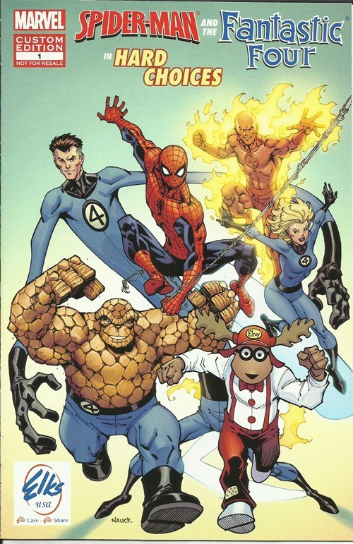 SPIDER-MAN AND THE FANTASTIC FOUR IN... #ELKS USA-4th