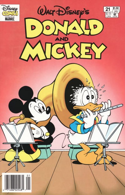 WALT DISNEY'S DONALD AND MICKEY #21