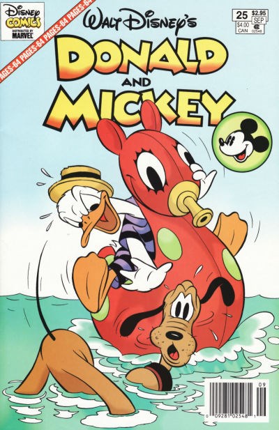 WALT DISNEY'S DONALD AND MICKEY #25