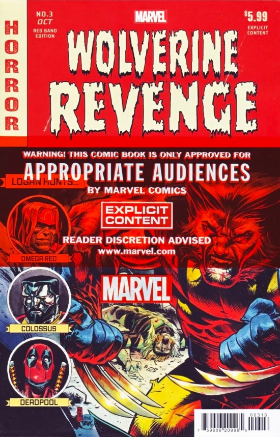 WOLVERINE: REVENGE RED BAND #3-RI