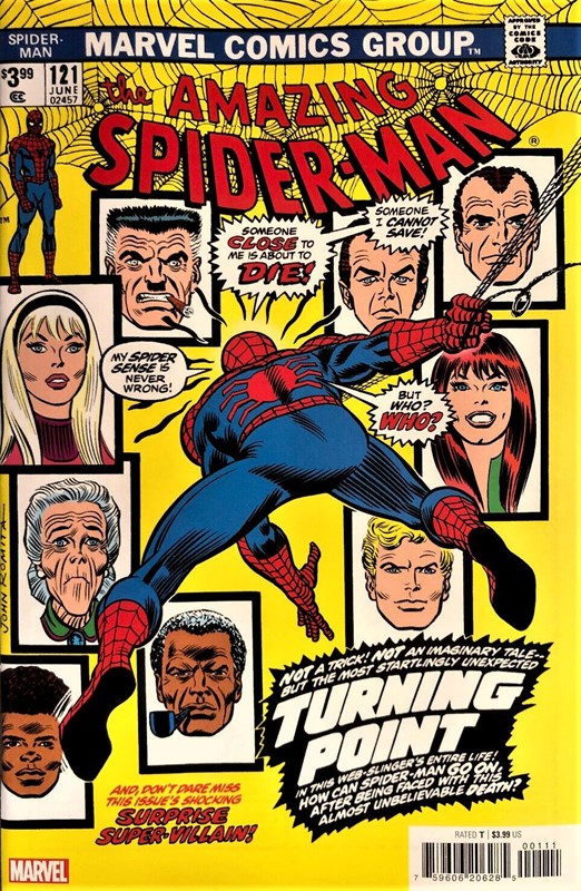 AMAZING SPIDER-MAN: FACSIMILE EDITION #121