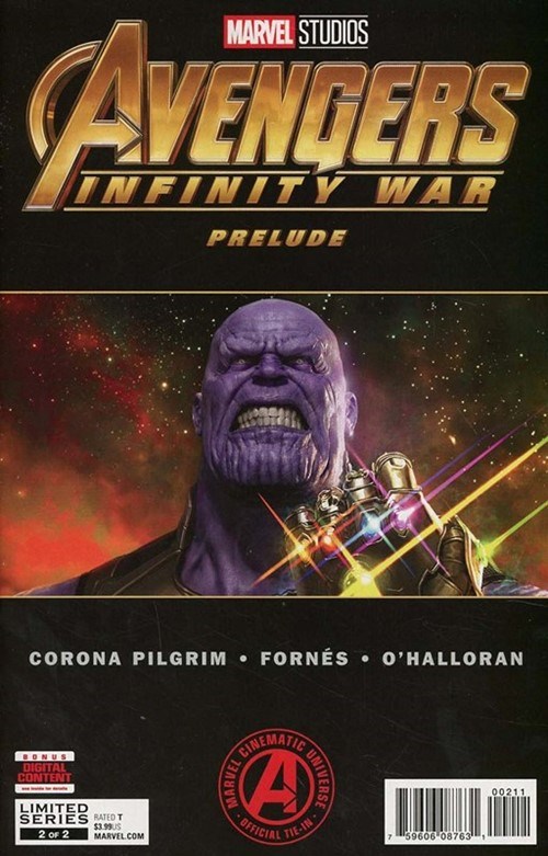 MARVEL'S AVENGERS: INFINITY WAR PRELUDE #1 #2