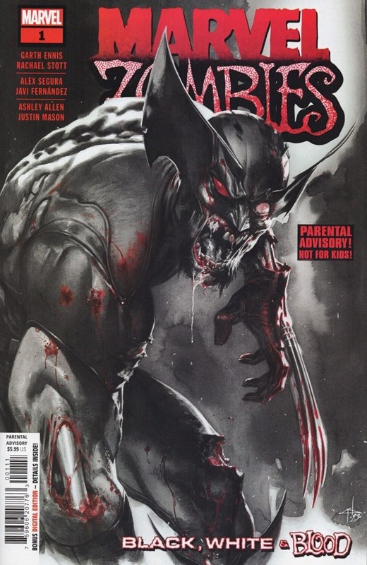 MARVEL ZOMBIES: BLACK, WHITE & BLOOD #1