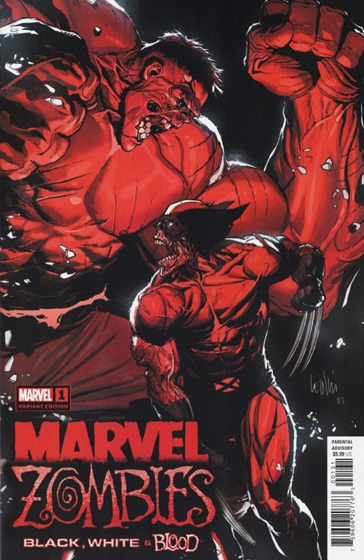 MARVEL ZOMBIES: BLACK, WHITE & BLOOD #1B