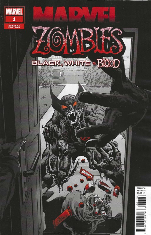 MARVEL ZOMBIES: BLACK, WHITE & BLOOD #1-RI-C