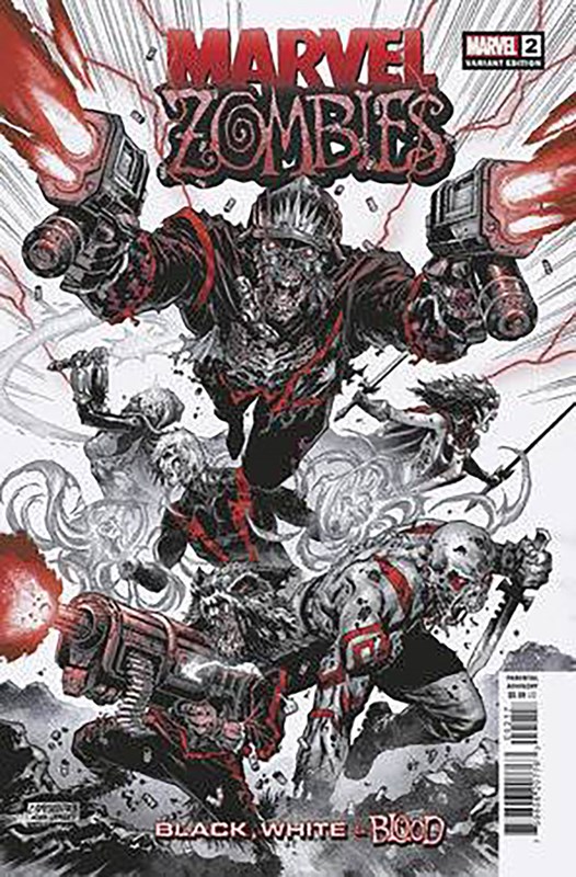 MARVEL ZOMBIES: BLACK, WHITE & BLOOD #2-RI