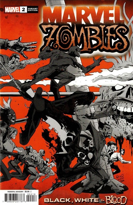 MARVEL ZOMBIES: BLACK, WHITE & BLOOD #2-RI-B