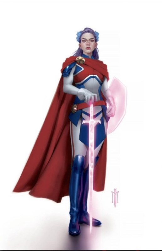 Betsy Braddock Captain Britain #1-ILLUM-B