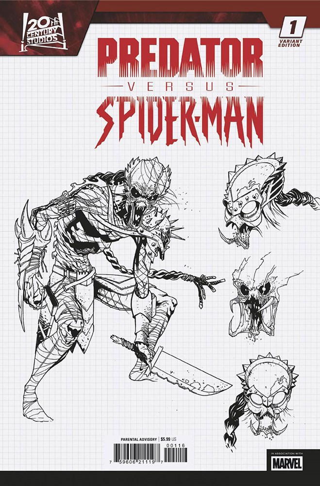 Predator Vs. Spider-Man #1-RI