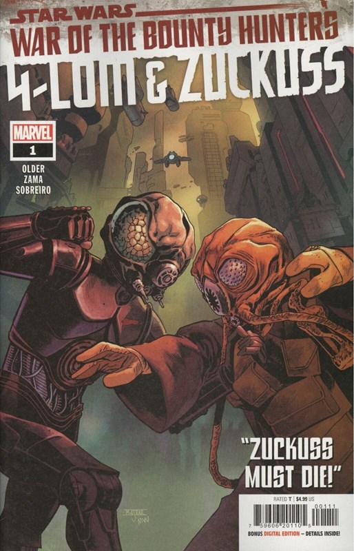 STAR WARS: WAR OF THE BOUNTY HUNTERS 4-LOM & ZUCKUSS #1