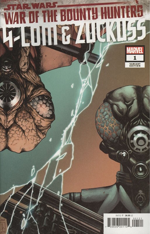 STAR WARS: WAR OF THE BOUNTY HUNTERS 4-LOM & ZUCKUSS #1C
