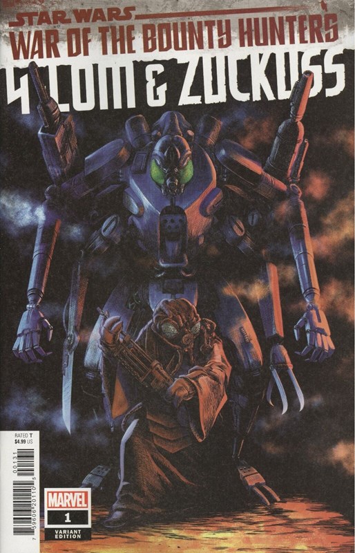 STAR WARS: WAR OF THE BOUNTY HUNTERS 4-LOM & ZUCKUSS #1-RI