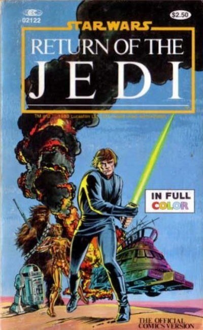 MARVEL COMICS ILLUSTRATED VERSION OF STAR WARS RETURN OF THE JEDI #02122