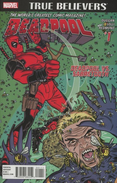 TRUE BELIEVERS: DEADPOOL - DEADPOOL VS. SABRETOOTH #1