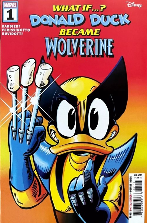 Marvel & Disney: What If...? Donald Duck Became Wolverine #1