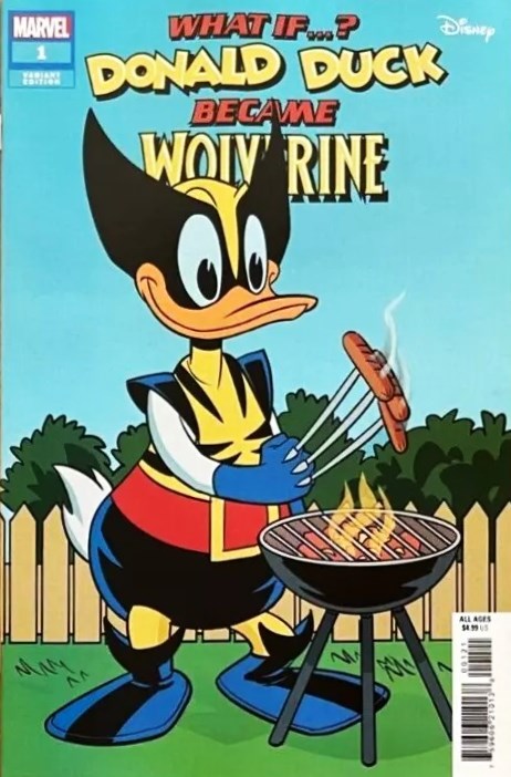 Marvel & Disney: What If...? Donald Duck Became Wolverine #1B