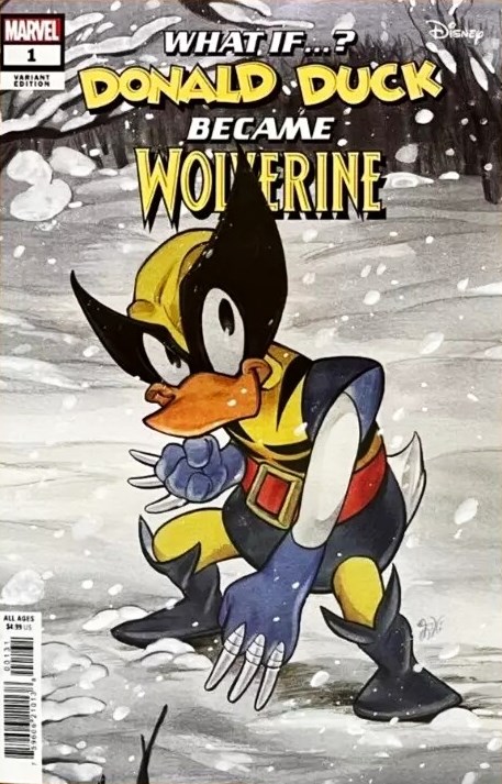 Marvel & Disney: What If...? Donald Duck Became Wolverine #1C