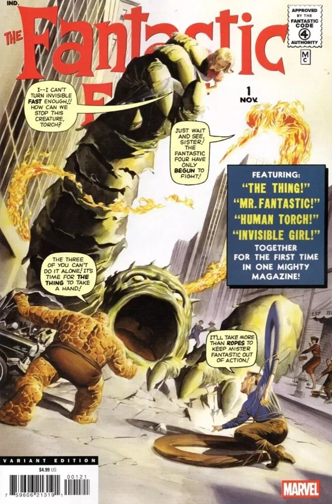 THE FANTASTIC FOUR: FACSIMILE EDITION #1E