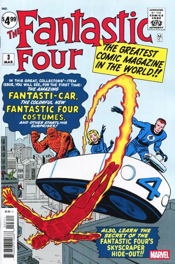 THE FANTASTIC FOUR: FACSIMILE EDITION #3