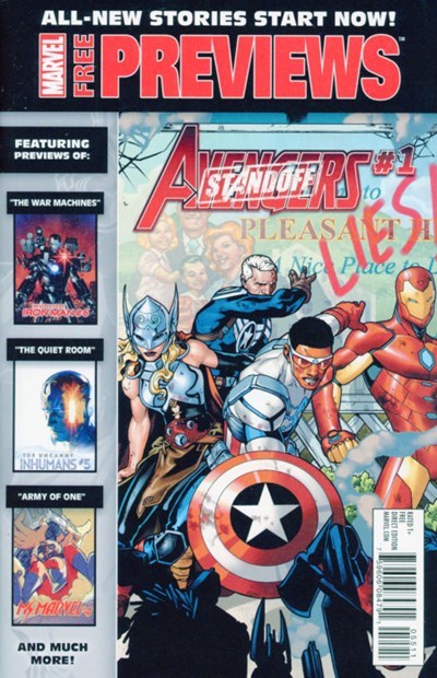 MARVEL NEW STORIES START NOW PREVIEWS #1