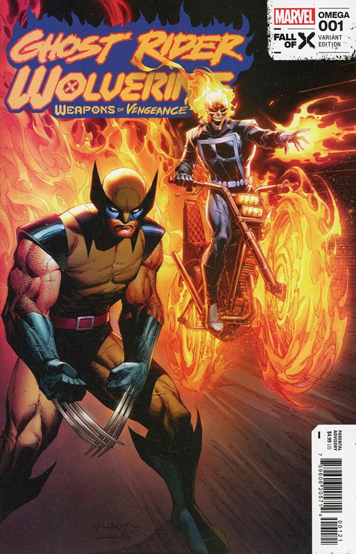 GHOST RIDER WOLVERINE WEAPONS OF VENGEANCE OMEGA #1B