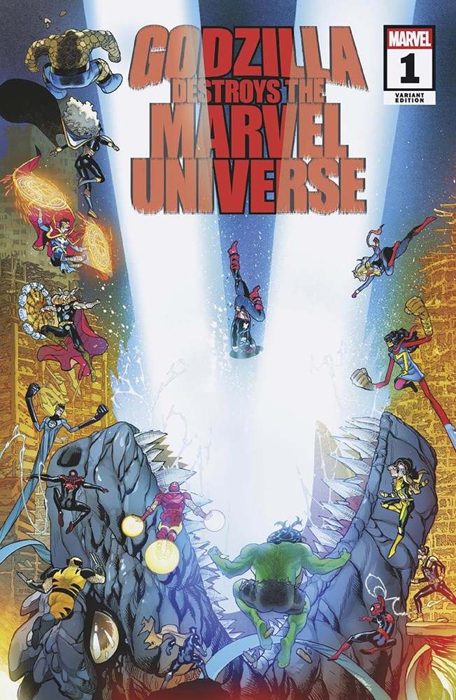Godzilla Destroys The Marvel Universe #1G