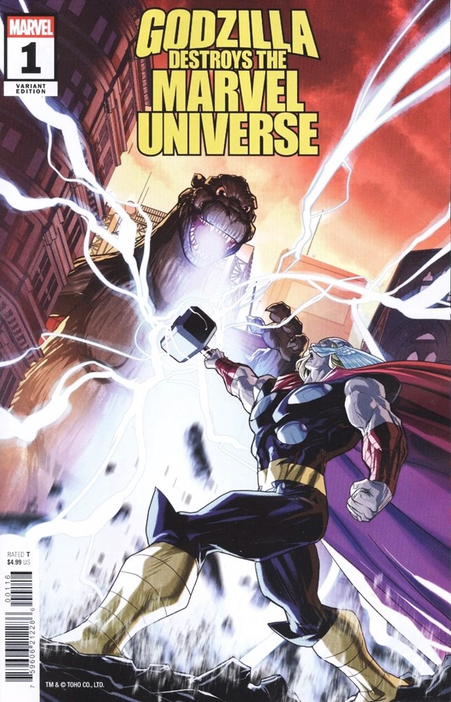 Godzilla Destroys The Marvel Universe #1-RI