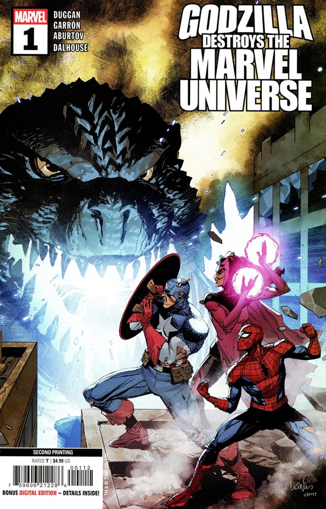 Godzilla Destroys The Marvel Universe #1-2nd