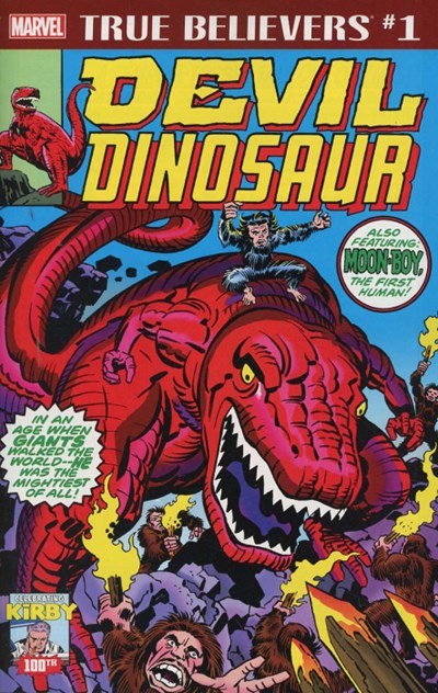 TRUE BELIEVERS: KIRBY 100TH -- DEVIL DINOSAUR #1
