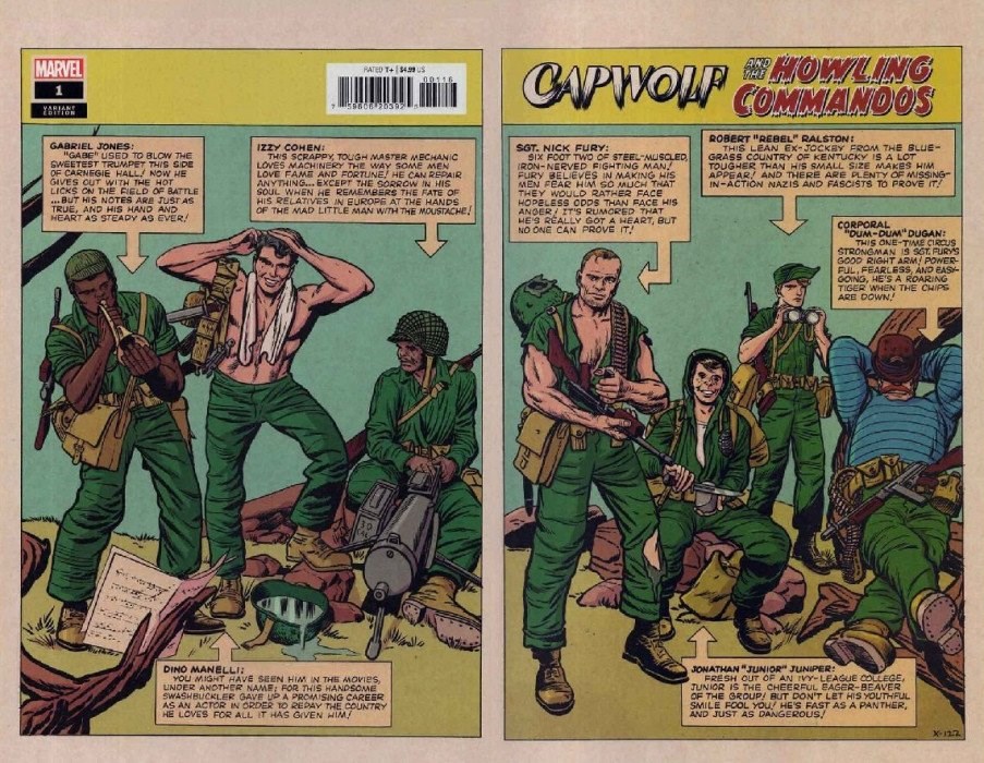CAPWOLF AND THE HOWLING COMMANDOS #1-RI-B