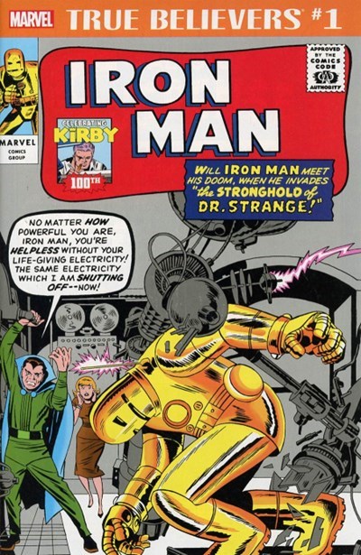 TRUE BELIEVERS: KIRBY 100TH -- IRON MAN #1