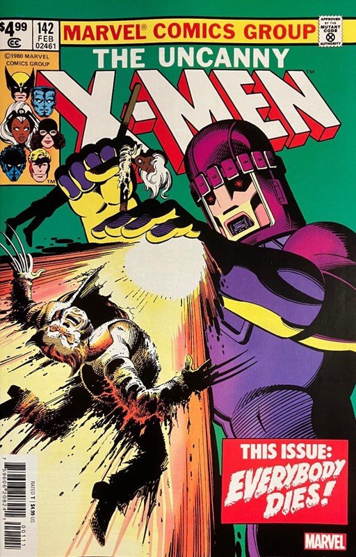 UNCANNY X-MEN: FACSIMILE EDITION #142