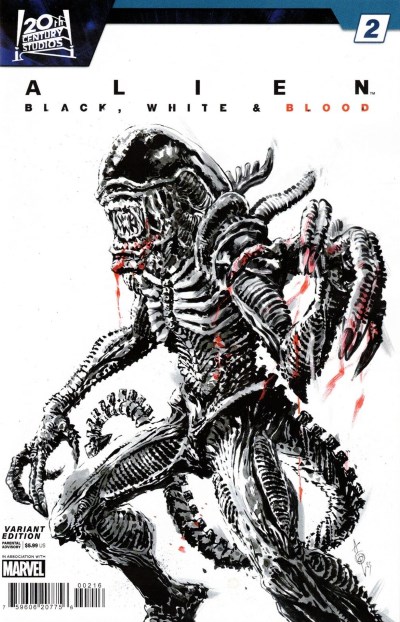 ALIEN: BLACK, WHITE & BLOOD #2-RI