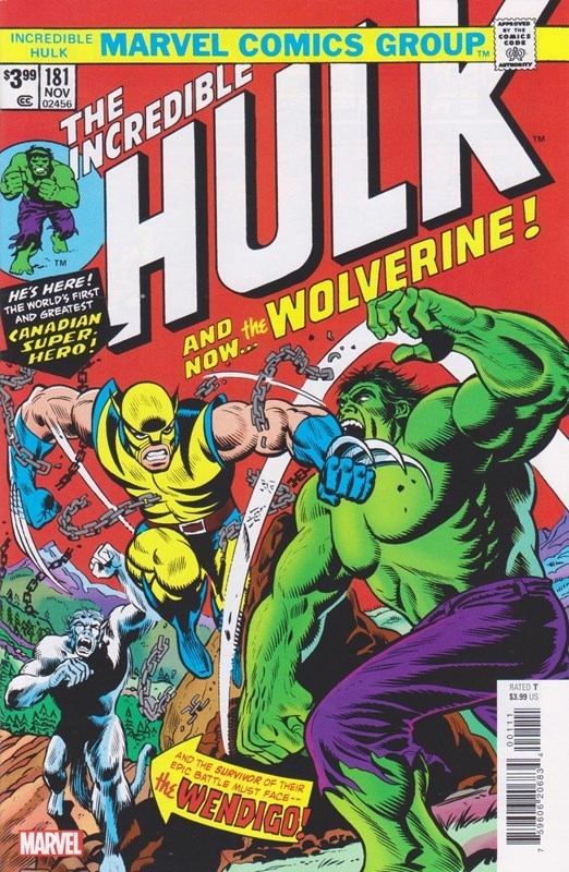 INCREDIBLE HULK: FACSIMILE EDITION #181 (2023)-3rd
