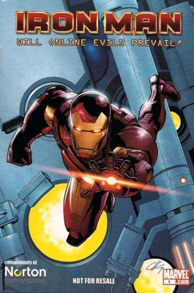 SYMANTEC IRON MAN CUSTOM COMIC #1