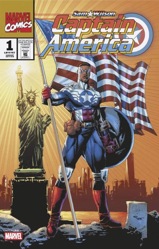 Sam Wilson, Captain America #1B