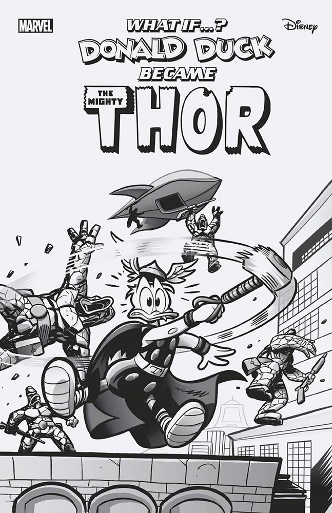Marvel & Disney: What If...? Donald Duck Became Thor #1-RI-B