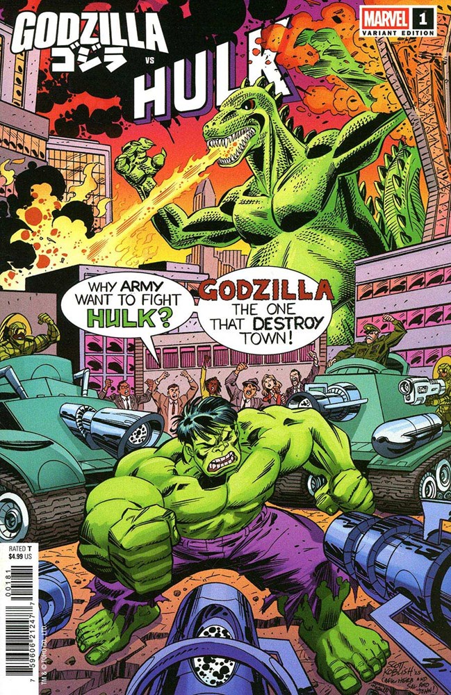 GODZILLA VS HULK #1E