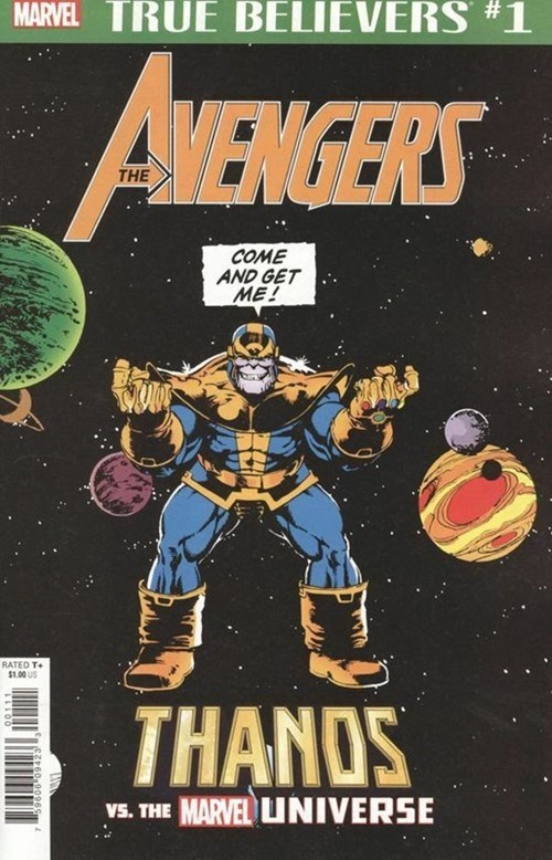 TRUE BELIEVERS: AVENGERS -- THANOS VS. THE MARVEL UNIVERSE #1
