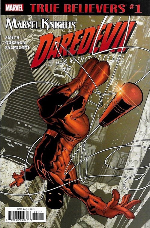 TRUE BELIEVERS: MARVEL KNIGHTS 20TH ANNIVERSARY -- DAREDEVIL BY SMITH, QUESADA & PALMIOTTI #1