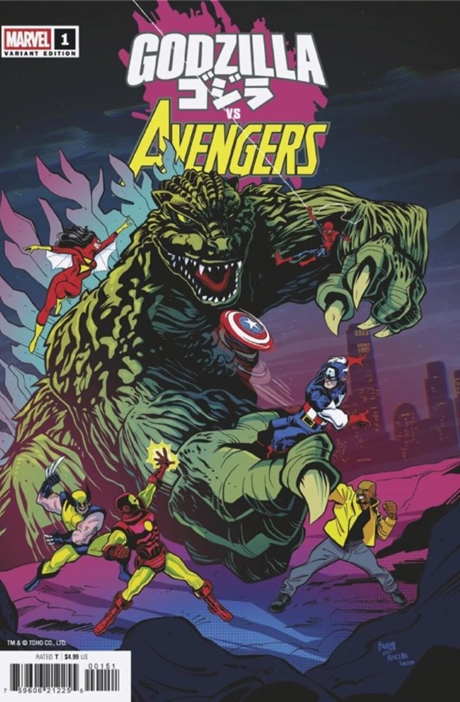 Godzilla Vs. Avengers #1E