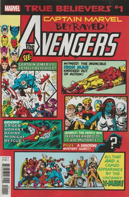 TRUE BELIEVERS: CAPTAIN MARVEL -- BETRAYED! #1