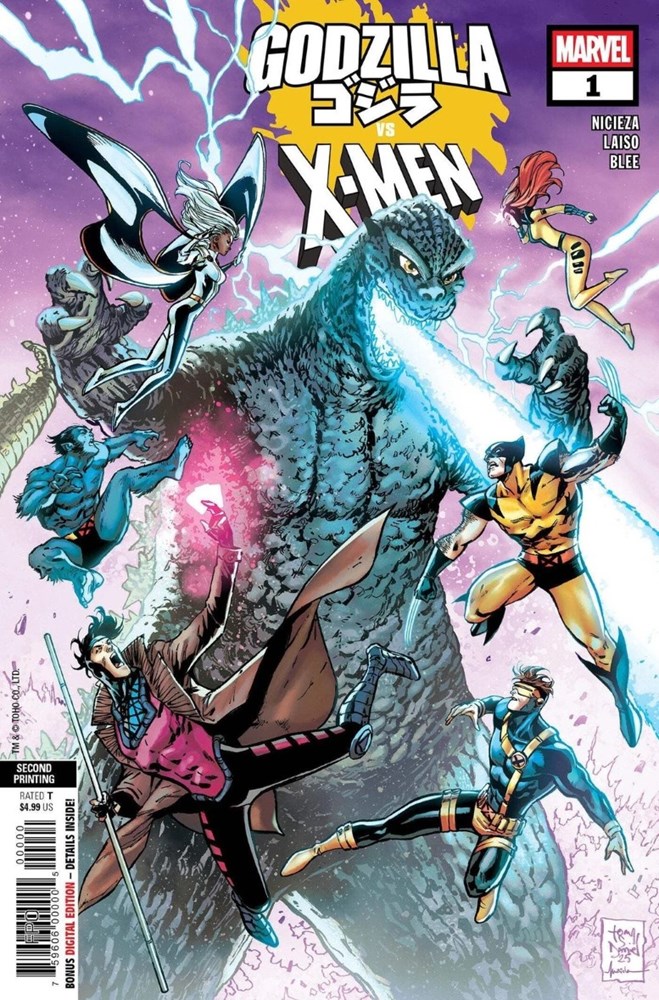 Godzilla Vs. X-Men #1-2nd